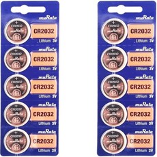 무라타 리튬 코인건전지 CR2032, 5개입, 2개 생활용품/생활전기용품 반품 최저가 7,590원