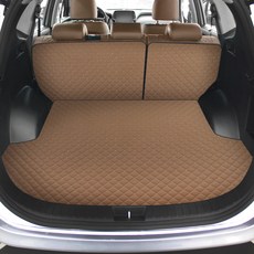 지엠지모터스 프리미엄 퀼팅 차박 가죽 트렁크 매트 + 뒷열 커버 세트, 현대 싼타페TM (2018년 ~ 2023년), 새들브라운 자동차용품/인테리어 반품 최저가 35,850원