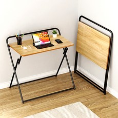 클래스 폴딩 테이블 1단, 블랙(다리), 티크(상판) 문구/오피스/사무용품 전문관 반품 최저가 11,740원