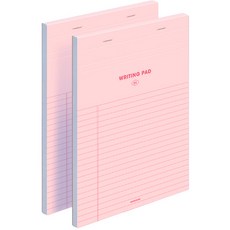 모트모트 라이팅 패드 노트 B5, 핑크, 60매, 2개 문구/오피스/학용품/수업준비 반품 최저가 8,640원