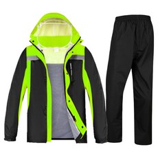 메이리앤 오토바이 형광 방수 우비 상하의 세트, 네온 자동차용품/오토바이용품 반품 최저가 31,800원