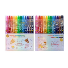 베스틴 리락쿠마슬라이더색연필, 12색, 1세트 문구/오피스/학용품/수업준비 반품 최저가 2,890원