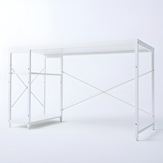 블루밍홈 베이직 입식 책상 수납형, 화이트 문구/오피스/사무용품 전문관 반품 최저가 58,900원