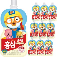 팔도 뽀로로 홍삼쏙쏙 배도라지, 100ml, 10개 헬스_건강식품/홍삼/인삼 반품 최저가 6,630원