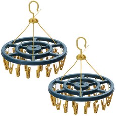 유콘 다용도 양말 속옷 원형 빨래 집게 건조대 24클립, 옐로우, 2개 생활용품/세탁/청소용품 반품 최저가 8,770원