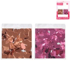 파티쇼 대용량 은박 컨페티 하트 200g x 2종 세트 1.5cm, 로즈골드, 핑크, 1세트 문구/오피스/파티/이벤트 반품 최저가 7,120원