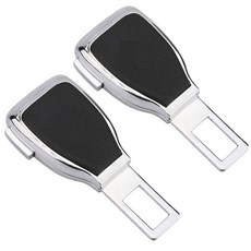 안전벨트 길이조절 연장 클립 가죽 A타입, 블랙, 2개 자동차용품/인테리어 반품 최저가 21,910원