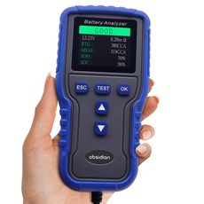 옵시디언 다기능 컬러 LCD 차량용 배터리 측정기 테스터기, 혼합색상 자동차용품/부품/안전/공구 반품 최저가 59,900원