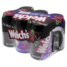 웰치스 제로 그레이프맛, 355ml, 6개 식품/생수/음료 반품 최저가 3,370원