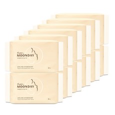 해피문데이 유기농 생리대 날개형, 오버나이트, 2개입, 12개 생활용품/생리대/성인용기저귀 반품 최저가 12,120원