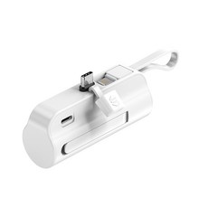 비즈 일체형 도킹 미니 보조배터리 5000mAh 메인C타입 서브 8핀, BZ-P10C 가전디지털/1인방송 전문관 반품 최저가 6,340원