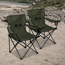 로티캠프 경량 접이식 휴대용 캠핑의자, 카키, 2개 스포츠_레저/캠핑전문관 반품 최저가 15,320원