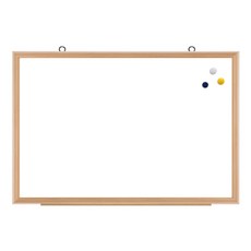 토탈하얀칠판 자석 화이트보드/메플몰딩/500 x 700mm, 1개 완구/취미/학습완구/교구 반품 최저가 18,350원