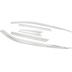 오토크로바 Current 크롬 도어 바이져 6PCS E122, 현대 디 올 뉴 코나 2023~ 자동차용품/익스테리어 반품 최저가 15,810원