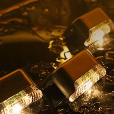 레나에너지 태양광 충전식 야외 계단 조명 4p, 브라운(외관), 전구색(조명) 홈인테리어/야외가구/소품 반품 최저가 3,410원