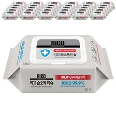 리꼬 손소독 물티슈 캡형, 50매, 30개 생활용품/화장지/물티슈 반품 최저가 72,070원