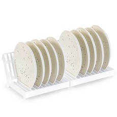 생활공식 심플 다용도 접이식 접시꽂이 2p, 2개, 화이트 주방용품/주방정리소품 반품 최저가 6,520원