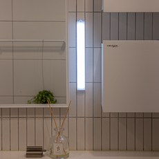 IRENE 충전식 무선 밝기조절 LED 센서등 30cm, 화이트, 1개 홈인테리어/조명/스탠드 반품 최저가 9,540원