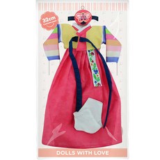 원앤원 파올라레이나용 한복 인형의상 32cm, 혼합색상, 1개 완구/취미/인형 반품 최저가 21,870원