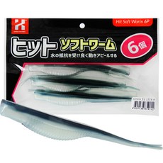 힛토 소프트 웜 미끼용 먹이 AF 6p, 45g, 1세트 스포츠/레저/낚시 반품 최저가 2,580원