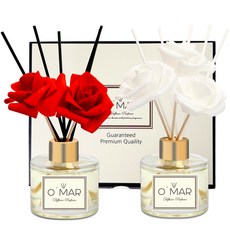 오마르 퍼퓸디퓨저 2종 세트, 헤이즐넛, 120ml, 1세트 생활용품/탈취/방향/살충 반품 최저가 13,650원