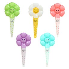 피앤비유니티 스마일 소국화 손풍선 5종 세트 대, 화이트, 그린, 핑크, 보라, 블루, 1세트 출산/유아동/출산준비물/선물 반품 최저가 6,000원