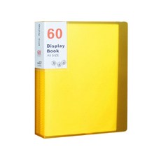 디스플레이 A5 클리어파일 60매, 오렌지, 1개 문구/오피스/사무용품 전문관 반품 최저가 8,640원