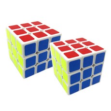 블루마토 3x3 큐브 6 60 x 60 mm NO.7133A-W 2p, 혼합 색상 완구/취미/퍼즐/큐브/피젯토이 반품 최저가 1,540원