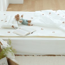 아솜느 듀라론 냉감 아기 방수패드 침구세트, 곰돌이 출산/유아동/유아동침구 반품 최저가 56,090원