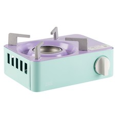 블럭버너 미니 내맘대로 휴대용 가스레인지, 라벤더 + 민트, 1개 주방용품/주방조리도구 반품 최저가 35,990원