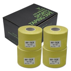 VOLAR 하이텍스 스포츠 테이핑 테이프 옐로우, 4개 스포츠/레저/등산/아웃도어 반품 최저가 8,820원