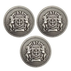 동대문단추왕 금속 단추 줄리온 21mm, 흑은니, 3개 홈인테리어/수예/수선 반품 최저가 4,320원