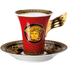 베르사체 메두사 이카루스 커피 컵 + 소서 세트 톨, 혼합색상, 1세트 주방용품/커피잔/찻잔 반품 최저가 261,710원