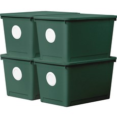 올리빙 도트 리빙박스, 모스그린, 4개 홈인테리어/수납/정리 반품 최저가 31,830원