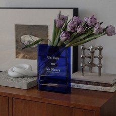렌피스 감성 미드센추리 아크릴 화병, 블루 완구/취미/수집품 반품 최저가 9,570원