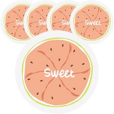 클레어라 과일 샤워캡, 수박, 5개 홈인테리어/수건/타월 반품 최저가 3,380원