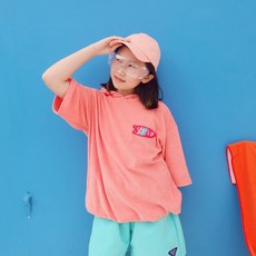 주니어 후드 비치 가운 아동 비치 타올 출산/유아동/유아동패션 반품 최저가 18,650원