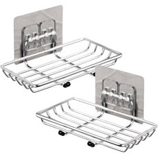 마켓플랜 무타공 2in1 비누 트레이, 2개 생활용품/수납/정리 반품 최저가 6,160원