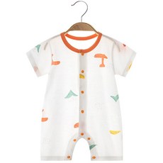 스타도어 유아용 메쉬 패턴 풀스냅 반팔 롬퍼 출산/유아동/유아동패션 반품 최저가 6,460원