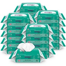 밤보네이처 유아물티슈 휴대형, 53g, 20매, 20개 생활용품/화장지/물티슈 반품 최저가 9,520원