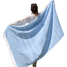 한스갤러리 비치 타올 100 x 180 cm + 파우치, 스카이블루, 1개 홈인테리어/수건/타월 반품 최저가 9,340원