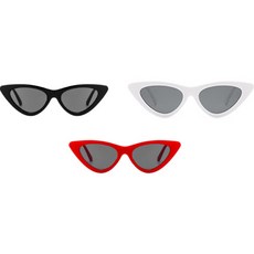 미미파티 힙한 인싸 레트로 선글라스 3종 세트, 믹스 삼각, 3개 완구/취미/역할놀이 반품 최저가 6,130원