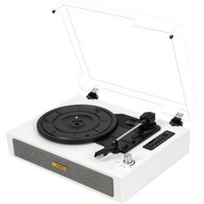 아이리버 충전식 무선 LP 턴테이블 시티팝, IBLP-W10, 화이트우드 + 블랙 가전디지털/음향기기 반품 최저가 77,180원