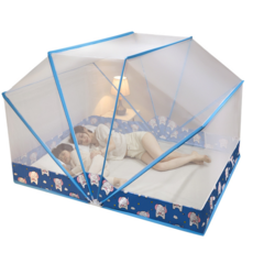 XXMZ 360도 폴딩 원터치 침대 바닥 겸용 지붕형 접이식 모기장 홈인테리어/커튼/블라인드 반품 최저가 33,120원