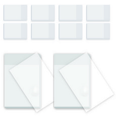 다다 방수 메모지 점착 스티커 노트 76mm x 50mm, 투명, 50개입, 10세트 문구/오피스/학용품/수업준비 반품 최저가 7,940원