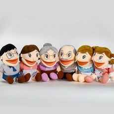 뚜시베베 입벌리는 가족 손인형 6종, 혼합 색상, 1개 출산/유아동/완구/교구 반품 최저가 75,330원