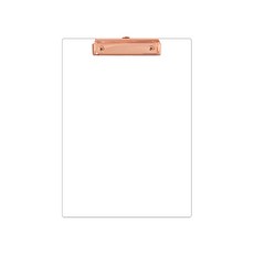 투코비 투명 아크릴 클립보드 A4, 로즈골드, 1개 문구/오피스/학용품/수업준비 반품 최저가 8,600원