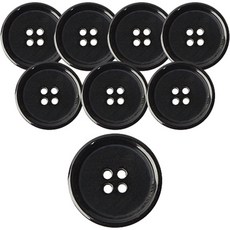 동대문단추왕 코트 정장 뿔08 H37 단추 15mm, 블랙, 8개 홈인테리어/수예/수선 반품 최저가 2,890원