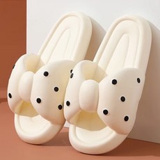 마마초이스 리본 층간소음 EVA 쿠션 슬리퍼, 퓨어 화이트, 1개 홈인테리어/카페트/쿠션 반품 최저가 10,990원