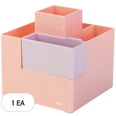 델리 파스텔 투톤 멀티탈부착 펜꽂이 PK201, 핑크, 1개 문구/오피스/사무용품 전문관 반품 최저가 3,010원